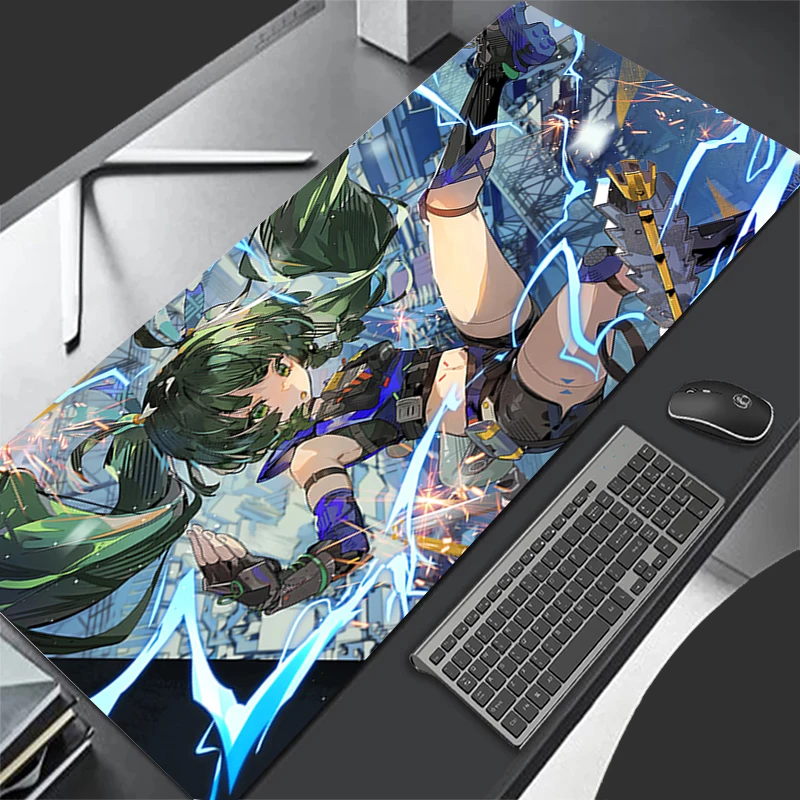 Mousepad Computer Gaming Accessories Keyboard Pad Z-zenless Zone Zero Qingyi Office Rubber Mouse Pad Decoracion Desk Mouse Mat