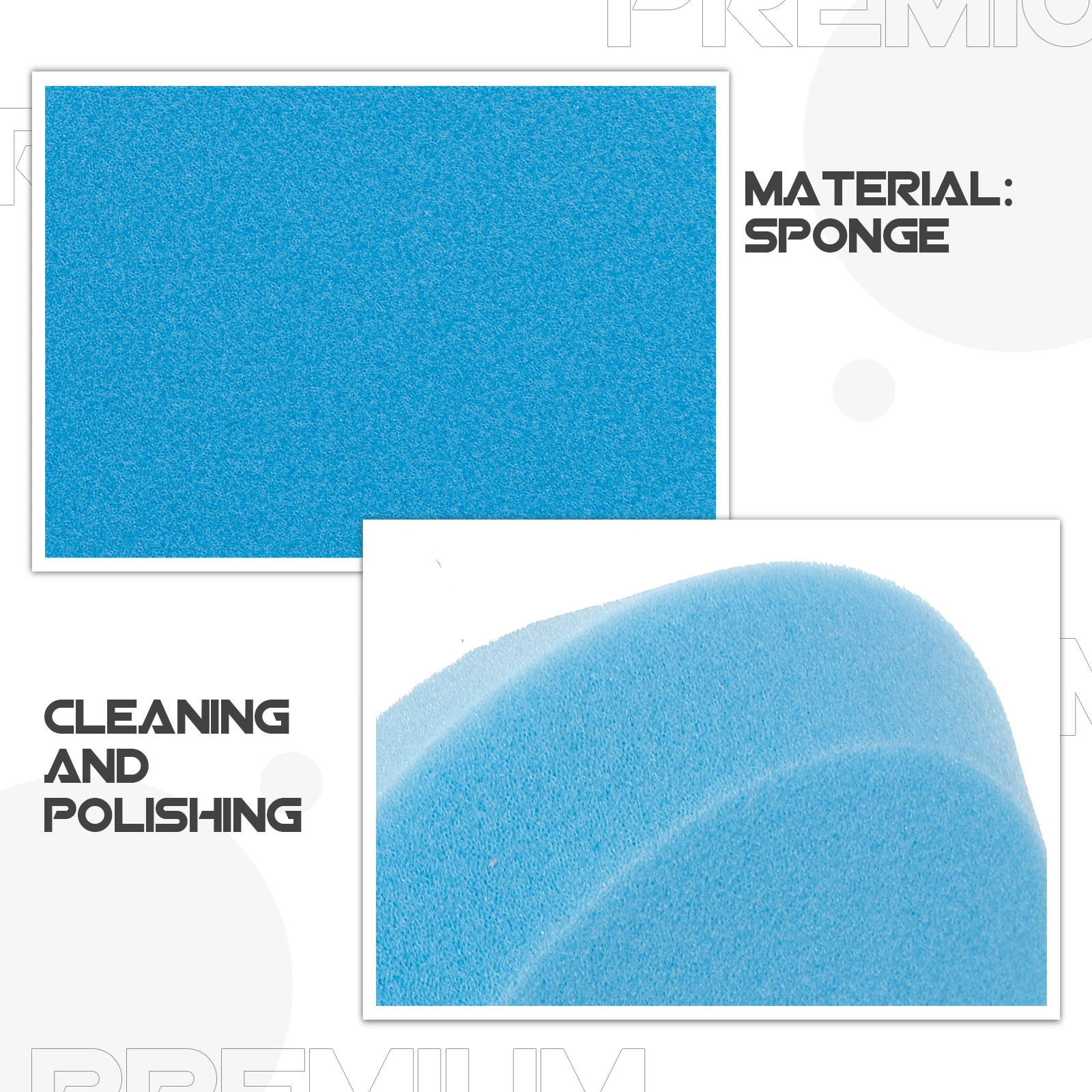 

4 Pcs Polishing and Cleaning Sponge Bowling Sanding Pads Ball Surface Polisher Major Wipes Accessories for Kids Cloth