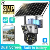 Cámara solar 4G 8MP 4K exterior
