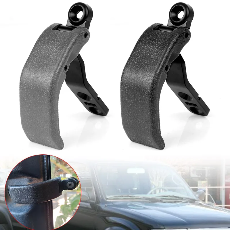 1/2PCS Rear Left Right Quatar Window Latch Lock 62910-89102 For Toyota Hilux Rn85 Tacoma 1989 - 2000 Black Gray Cab Latch Lock