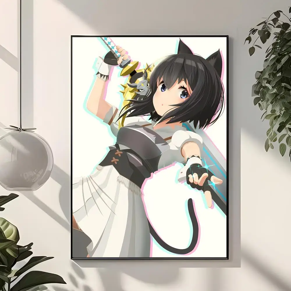 Isekai Fantasy-Anime R-Reincarnated as a Sword Poster  Classic Home Interior Design & Modern Wall Decor Art Collection