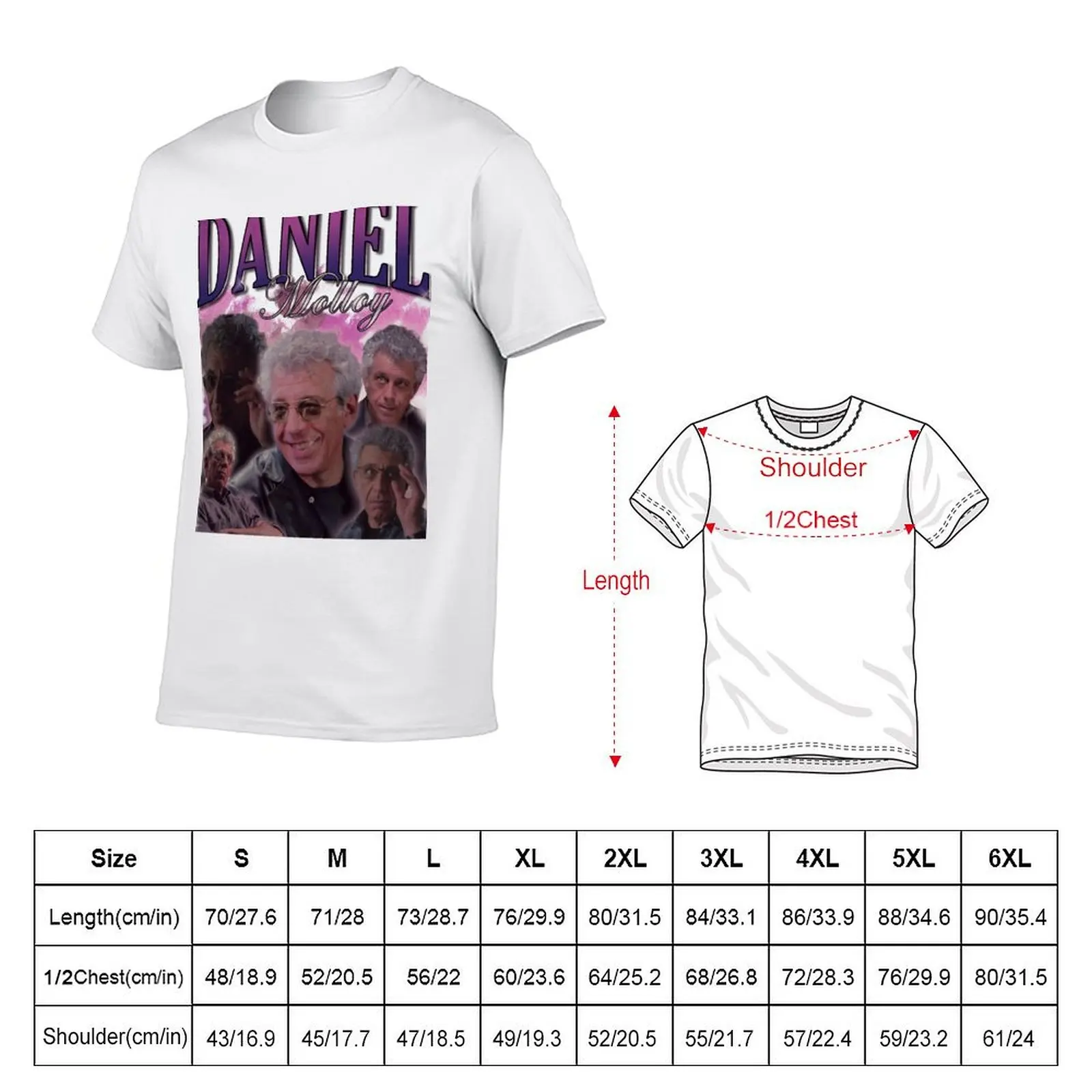 Daniel Molloy T-Shirt men t shirt cotton 100% man t shirts for men casual T-Shirt