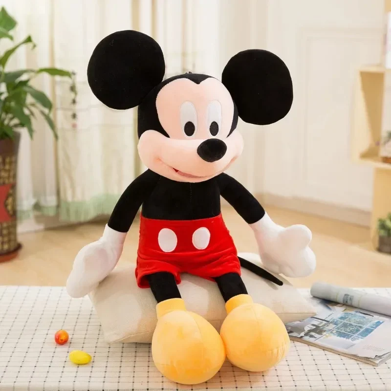Disney ~ Cartoon ~ Knuffels 35 cm Miaomiao Huis Minnie Mickey Pluto Creatieve Pluche Pop Goofy Huwelijkscadeau Nieuwjaar Mascot000
