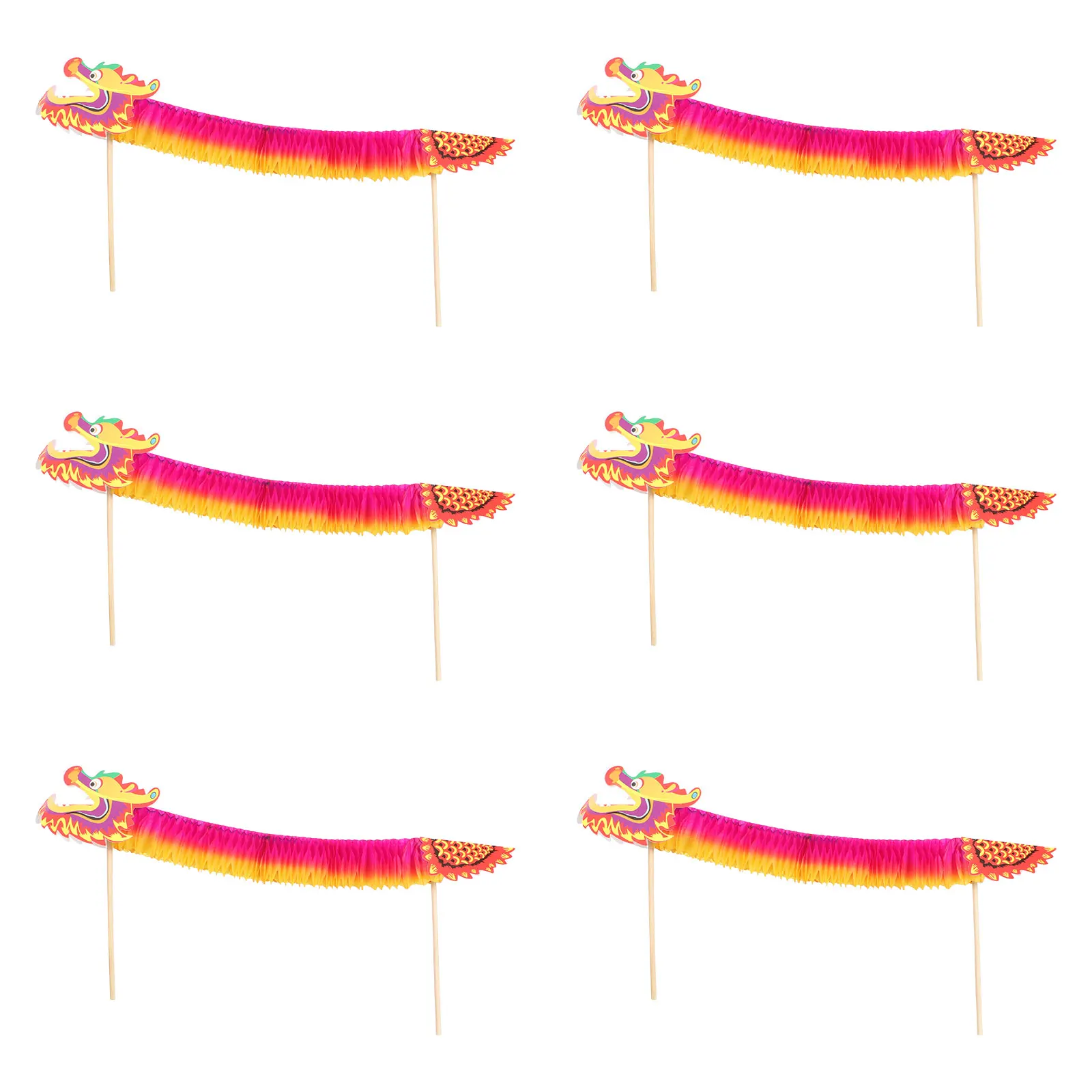 

10set 10Sets Paper Dragon Diy Material Kids Craft Kit Educational Assembly Supply Manual Hands-On Activity Creative Decoration
