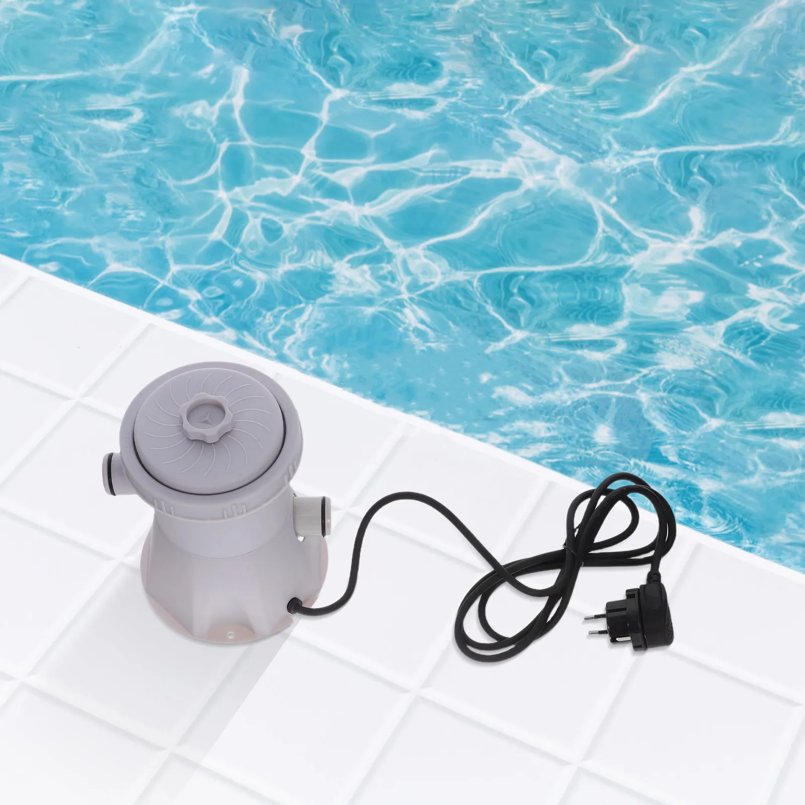 

Electric Pool Filter Pump Easy Operation Automatic Circulation Filtration Quiet Work for Indoor Outdoor Pools