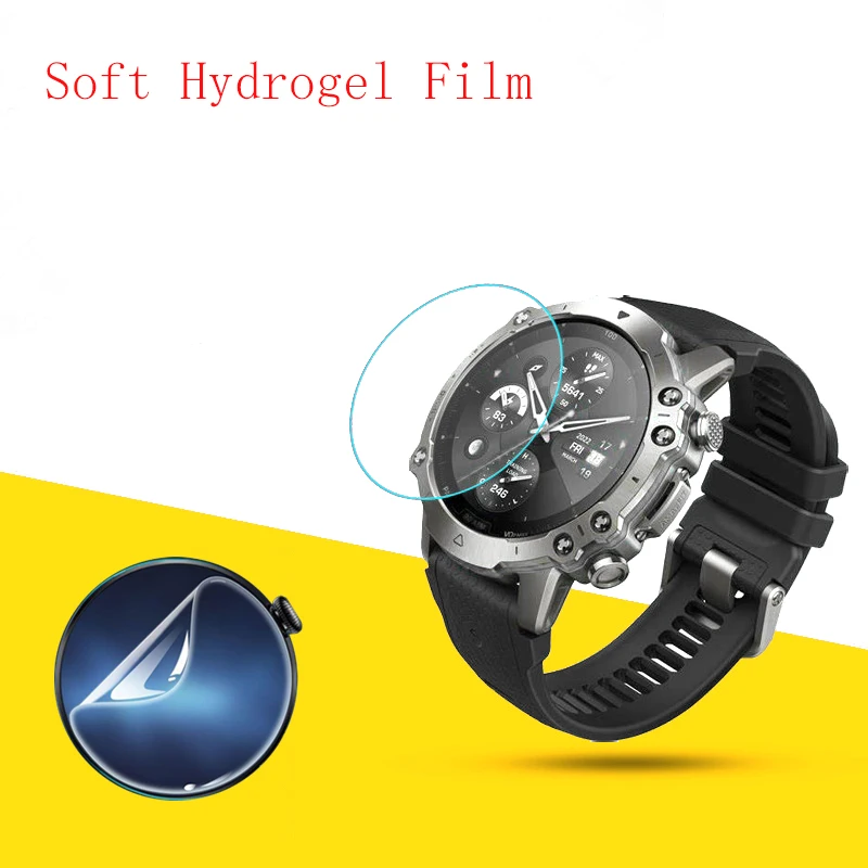 Película de hidrogel suave transparente HD Protector transparente reloj inteligente para Amazfit FALCOM D40MM 10 Uds