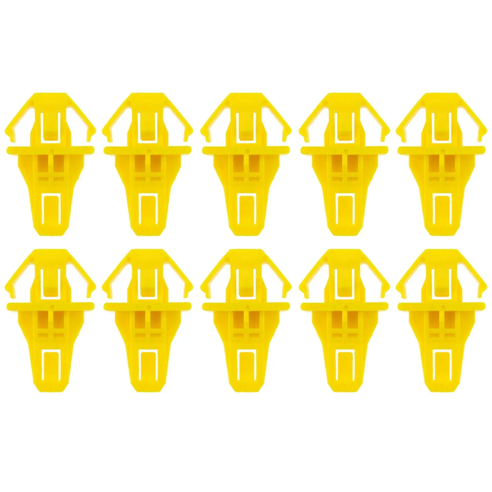 10x Nylon Car Fastener Grille Bumper Moulding Clips For Honda CR-V 2012 2013 2014 91578-T0A-003 Yellow