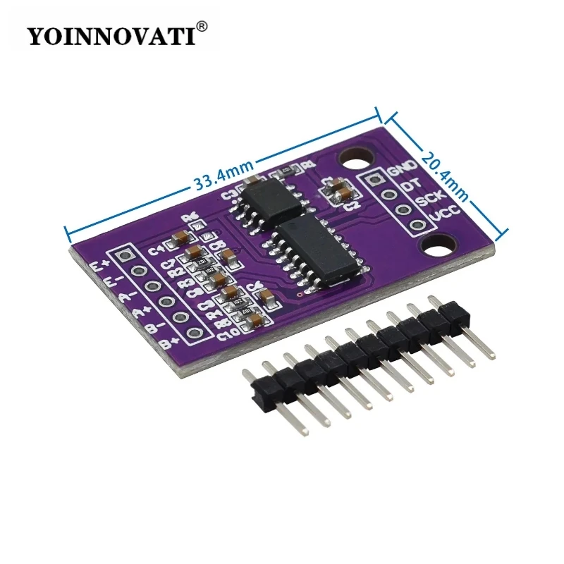CS1237 24-Bit ADC Weighing Module - Onboard TL431 Precision Reference, Single-Channel for Load Cell,CS1238 Dual Channel