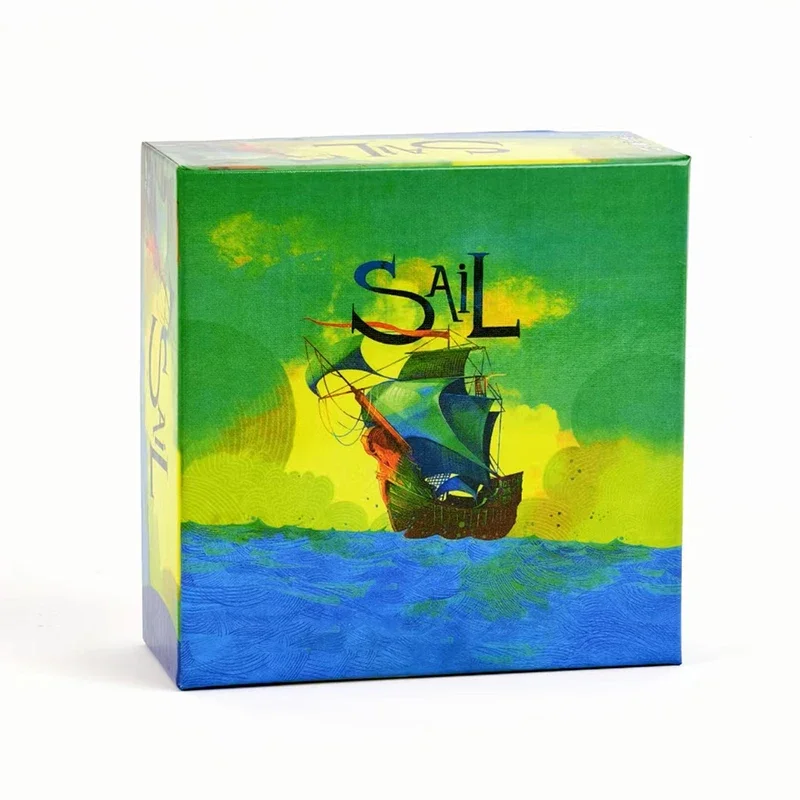 SAIL-Juego de mesa versión en inglés con tarjetas extendidas, cooperación de dos jugadores de estilo alemán y diversión nocturna para fiestas