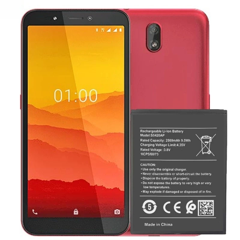Batería de teléfono de alta calidad S5420AP de 3.8V 2500mAh para Nokia C1 TA-1165, batería de repuesto nueva original 3