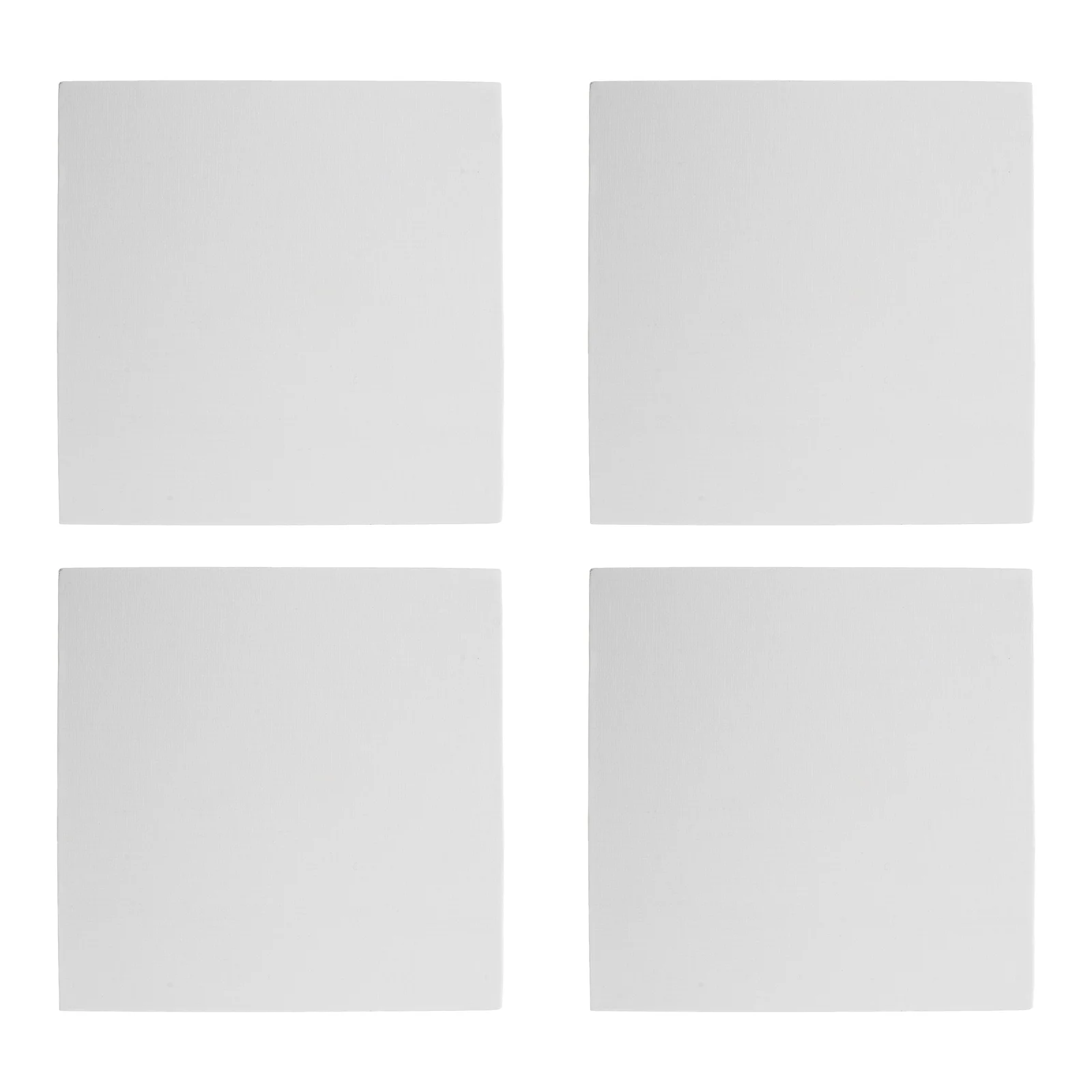 4pcs Artist Canvas Panel Boards 20x20cm Size Painting Board (White） canvas canvas board canvas