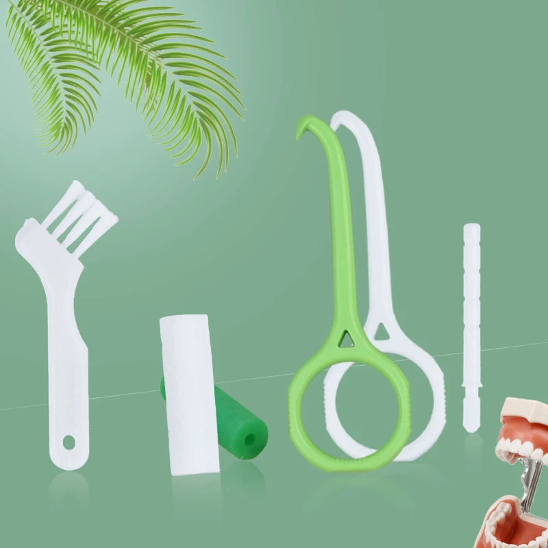 Oral Braces Extractor, Orthodontic Fixator, Bracket Extractor, Small Toothbrush, Cleaning Brush, Bite Hose Combination