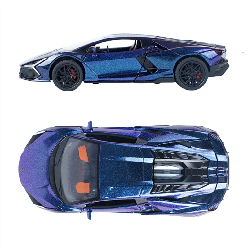 1:32 Revuelto Alloy Sports Car Model Diecast Metal Racing Car Vehicles Model Simulation Sound and Light Collection Kids Toy Gift