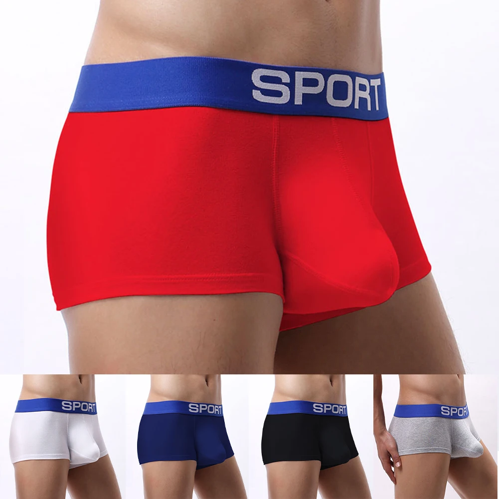 For Gym For Sports Activities Breathable Boxers Comfortable Briefs Comfortable Pouch Underwear For Men Boxer 2XL Color Matching