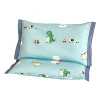 1pc Cute Dinosaur Baby Kids Pillowcase 100% Cotton Cartoon Pillow Cover For Children Boys Girls Student Soft Breathable 40*60cm