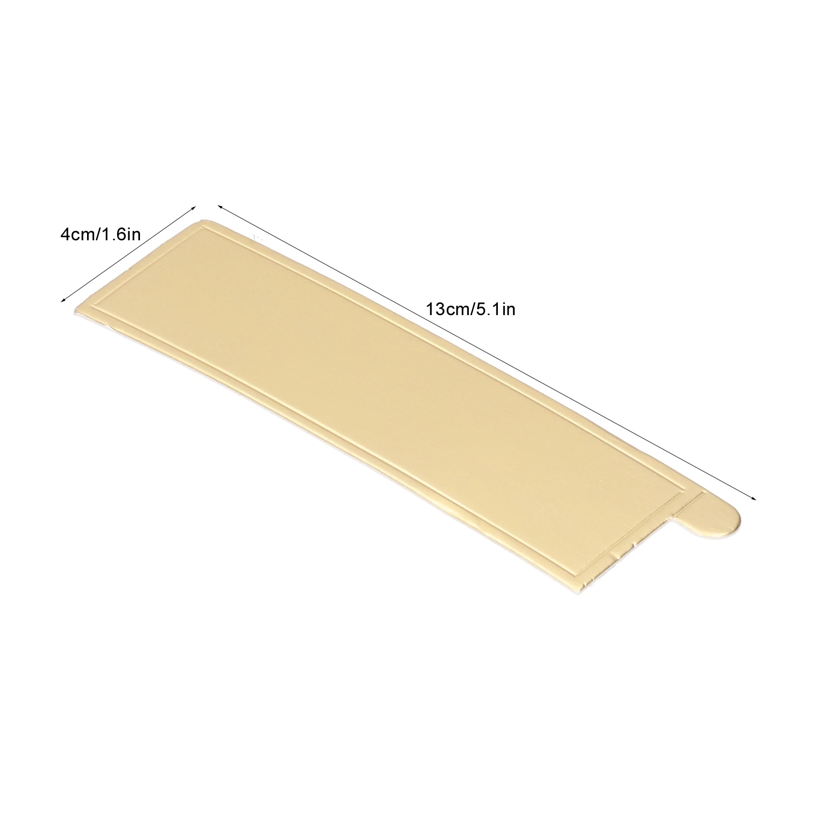 100PCS Rectangle Mousse Cake Boards Thickened Grease-Proof Cupcake Base Dessert Display Tray for Baking Party Commercial Use view 6