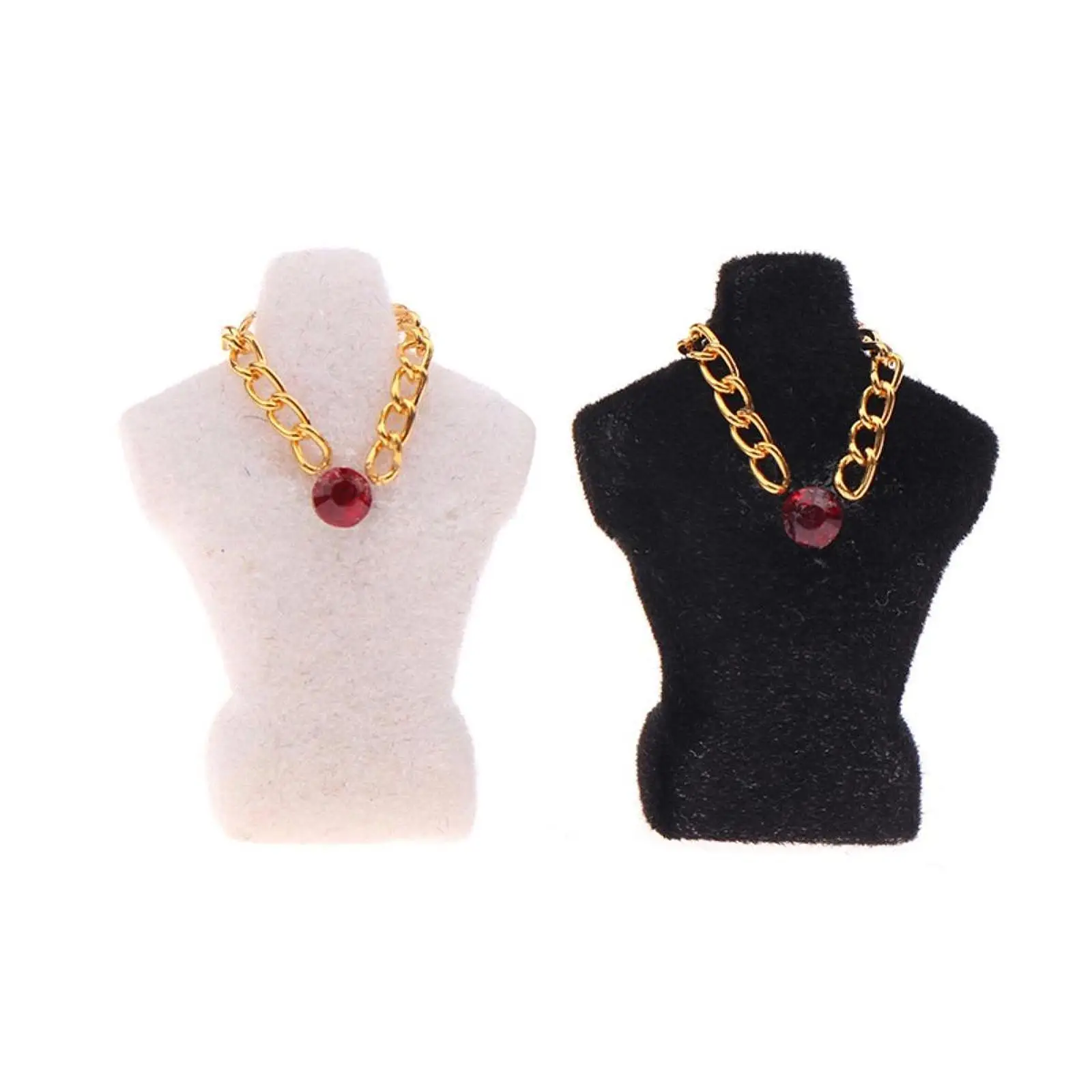 Dollhouse Necklace Display 1/12 Doll House Realistic DIY Scene Necklace Rack