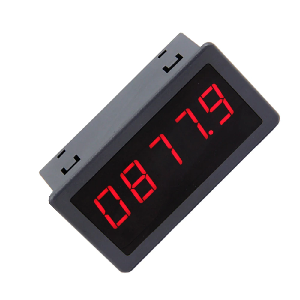 DC 5V 12V 24V 5166FR 5-digit LED Display Digital Tachometer 0.15HZ-100KHZ Automatic Speed Frequency Display Switch Board Red