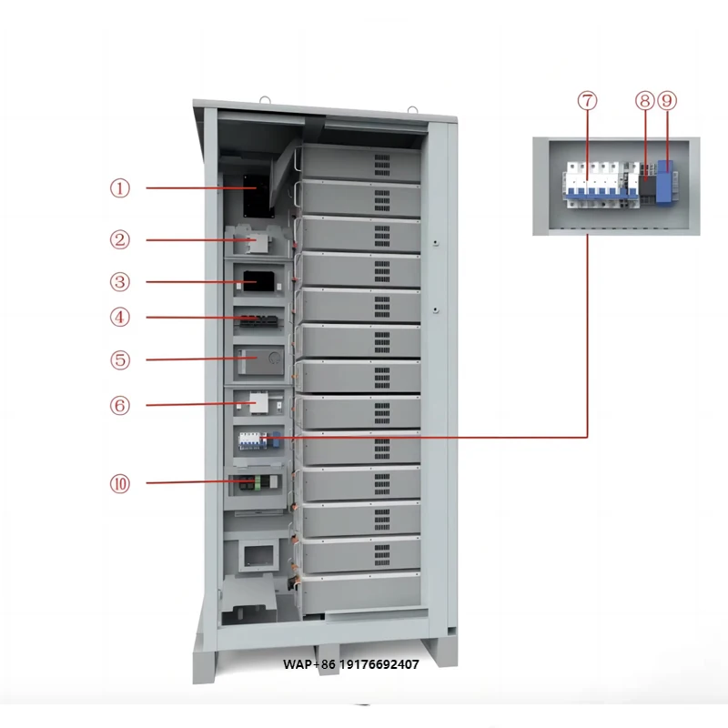 Deye GE-F60 ESS Battery 50kw 60kw Solar Power Deye All-In-One ESS GE-F60 200Ah Energy Storage Battery with IP55