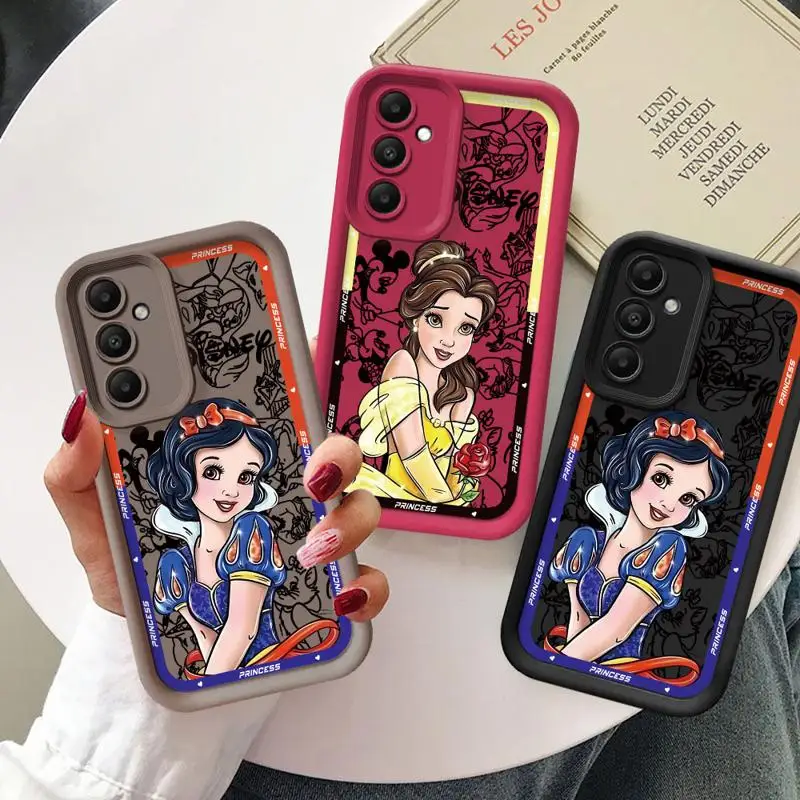 Disney Princess Jasmine Phone Case for Samsung Galaxy A50 A51 A31 A71 A30 A05s A20s A04 A03 A20 A03s A10s Shockproof Cover