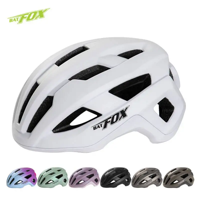 BATFOX 2024 Ultralight Road Mountain Bike Helmet Cycling MTB Men Women Integrated Molding Bicycle Racing Helmet Casco Ciclismo