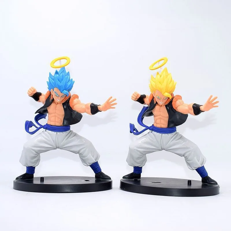 Super Saiyan Gogeta Vegeta Goku Vegetto Dragon Ball Statue Action Figurine Desk Collectible Anime Model Toys Figures Gift 23cm