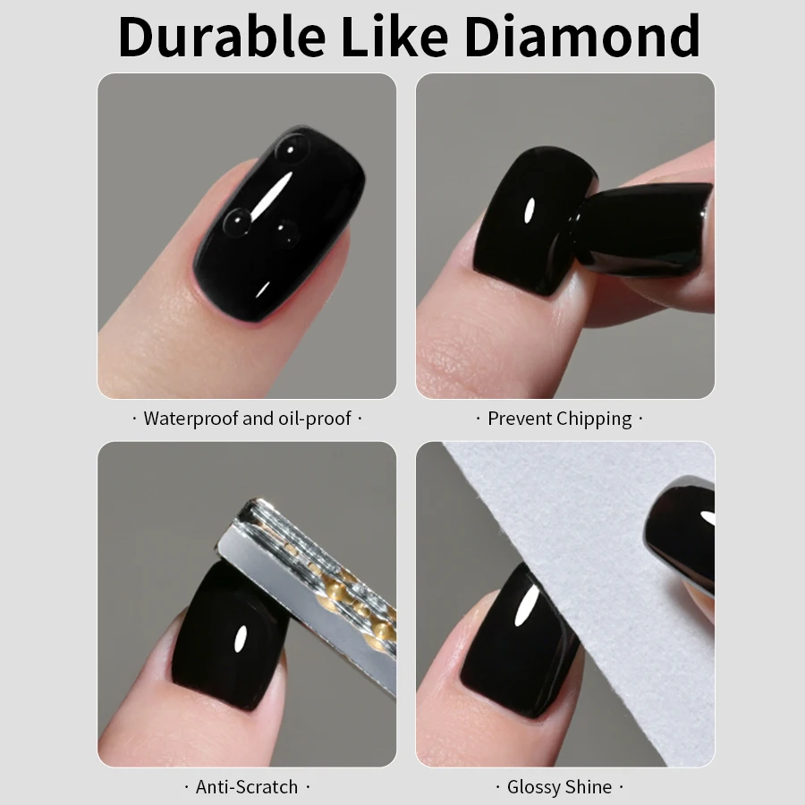 RSNAIL 15 g Building Top Coat Hochglanz-Konstruktionsgel, langlebiges, klares Funktionsgel, Soak Off UV-LED, semi-permanenter Lack