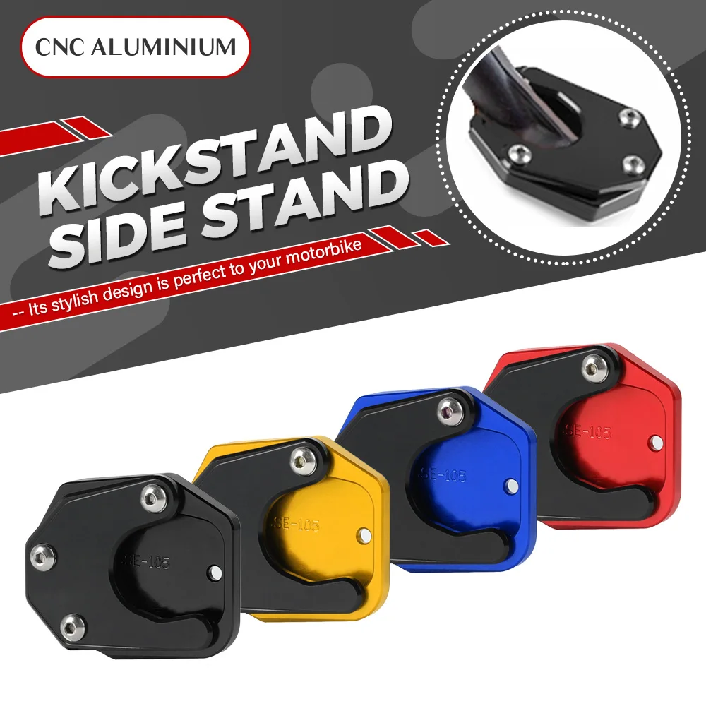 

FOR Honda CBR500R 2018-2023 Foot Side Stand Pad Plate Kickstand Support Enlarger Extension XL 650V Transalp 2000-2007 NC 750