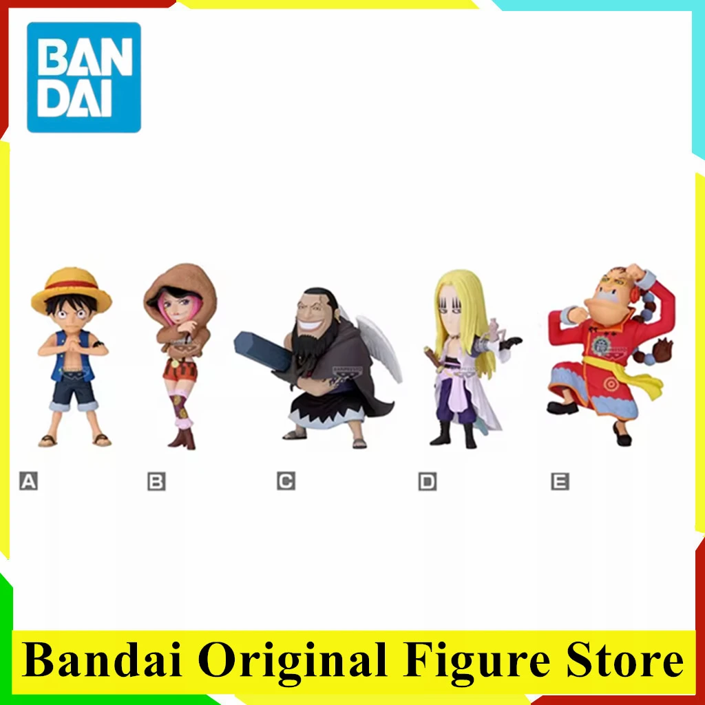 

Original BANDAI BANPRESTO Monkey D Luffy Eustass Kid Shabondy Island Ver. Jewelry Bonney Anime Figure Toys WCF One Piece Doll