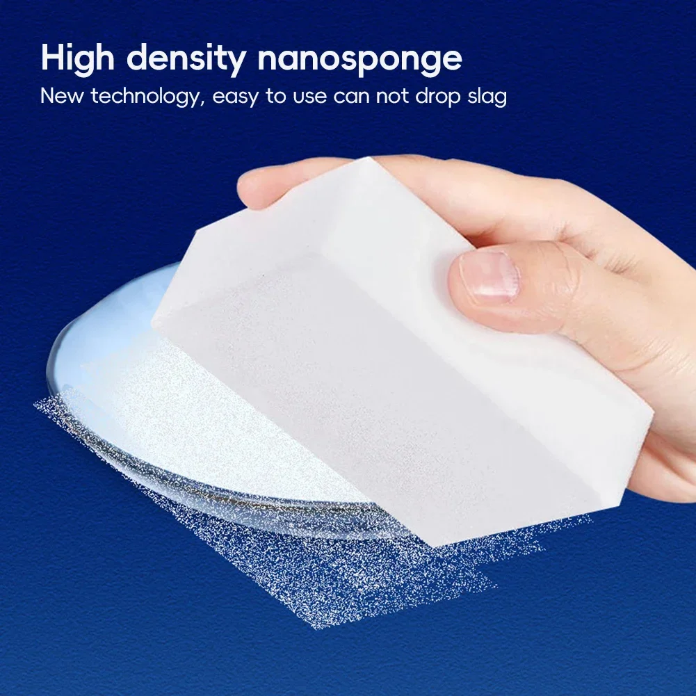 Esponjas de limpieza nano multiusos: no tóxicas, reutilizables y potentes para estropajos de eliminación de manchas de cocina/baño