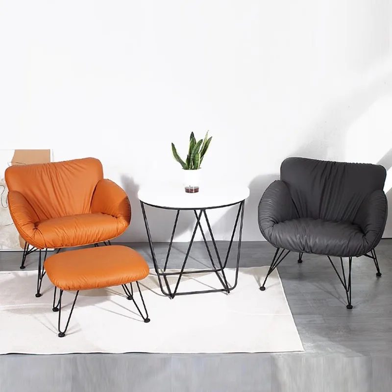 エレガントでファッショナブルな北欧スタイルのアームチェア,リビングルームとベッドルームの家具,柔らかい快適な椅子,ファッショナブル