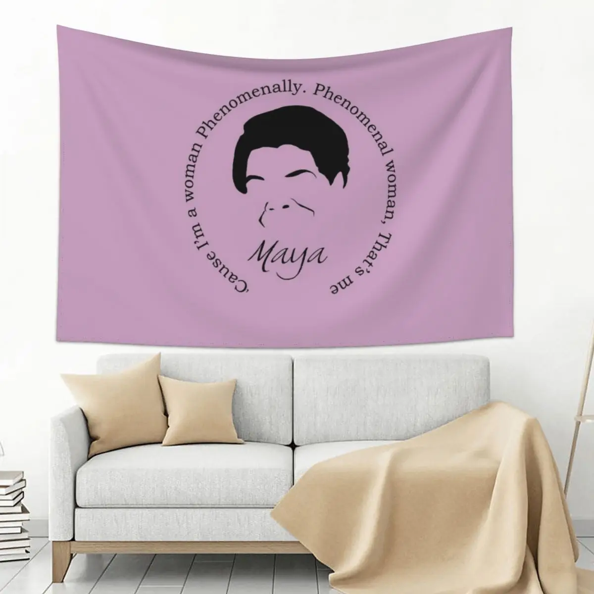 

Maya Angelou Quote Tapestry