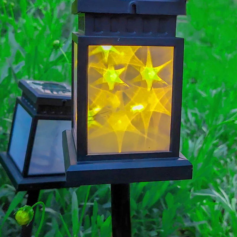 Courtyard Atmosphere SolarLights Outdoor Waterproof Garden Wall Lamp Motion Sensor Light Led Spotlight Fairy Garland Panels