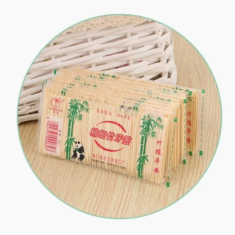 200 Pcs A Pack Bamboo Toothpicks Oral Wooden Tooth Pick Care Bamboo Products Chinese Style Toothpicks