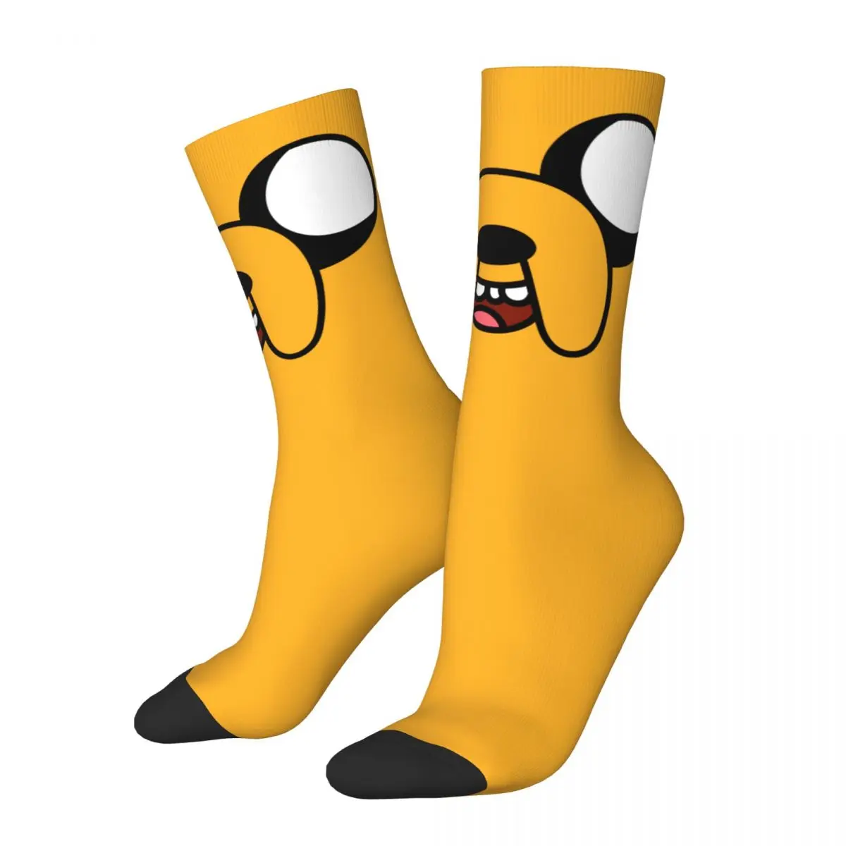 New Male Men Socks Harajuku Adventures Jake The Dog Times Sock Sport Women Stockings Spring Summer Autumn Winter