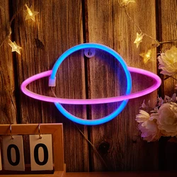 Chi-buy Planet LED Neon sign USB Powered Or Battery Power Supply Neon Signs Night Light For Bedroom Living Room Decor Lamp Signs