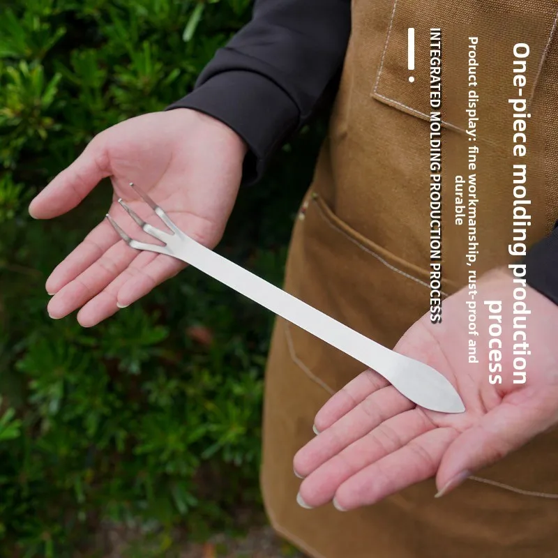Stainless Steel Rake Compaction Knife, Bud Picking, Modeling, Bonsai Tools, Special Production for Bonsai, Soil Loosening Tools