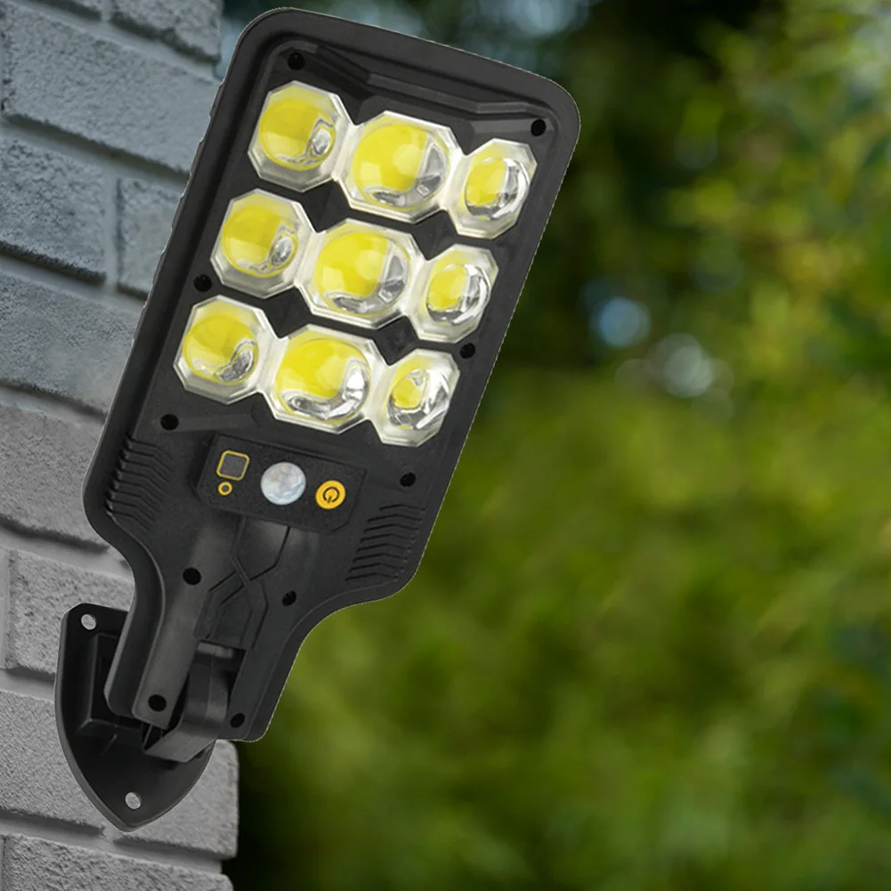 Solar Street Light Dusk To Dawn with Motion Sensor Solar Parking Lot Light with Remote Control for Garden Yard Path Parking Lot