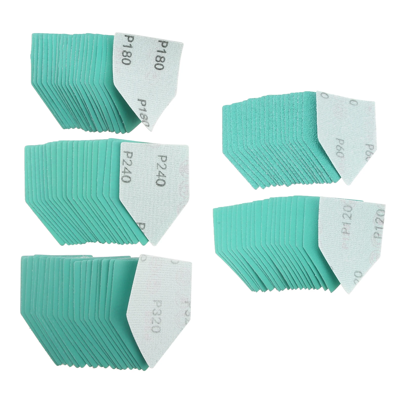 100Pcs 90x65mm Detail Sander Sandpaper for Milwaukee M12 60/120/180/240/320 Grit Triangle Sanding Sheet Sanding Wood Metal Auto - view 4