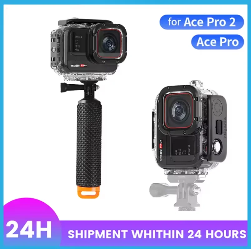 

Чехол для дайвинга aMagisn 60 м для Insta360 Ace Pro/Pro 2, водонепроницаемый корпус, tective Cover, защитный чехол для аксессуаров