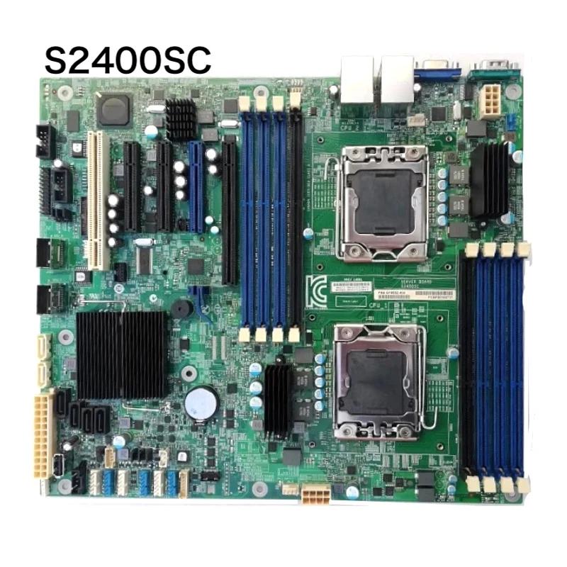 

For S2400SC Intel Server Motherboard LGA 1356 DDR3 Mainboard 100% Tested OK Fully Work Free Shipping