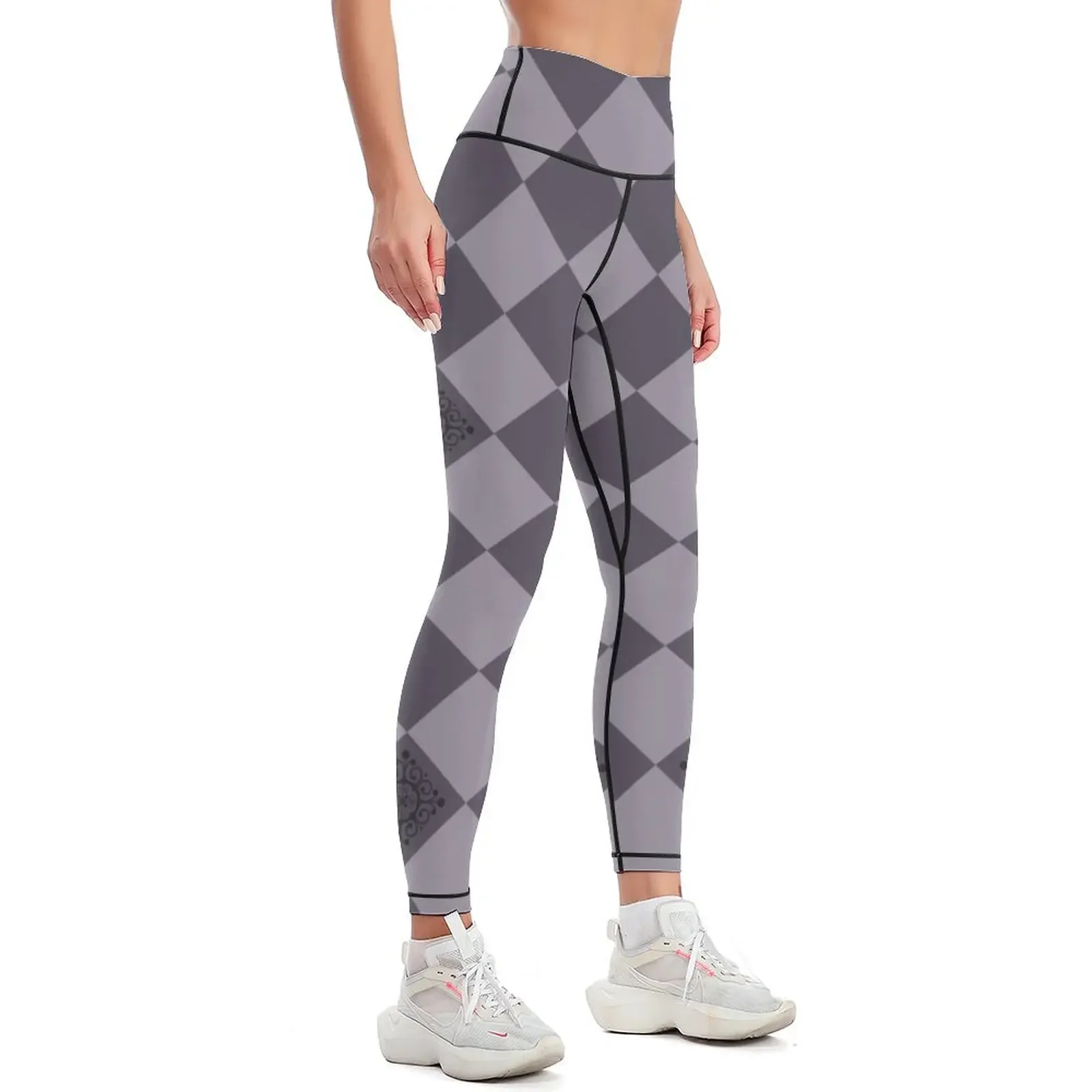 Devil Homura Harlequin Leggings Legging sexy woman gym top joggers for Women sportwear Womens Leggings 2