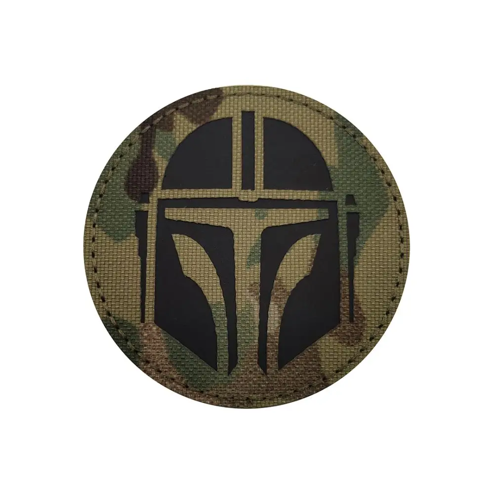 This Is The Way IR Patch Armband Badge Applique Embellishment Helmet Mandalorian Morale Tactical Reflective Patches