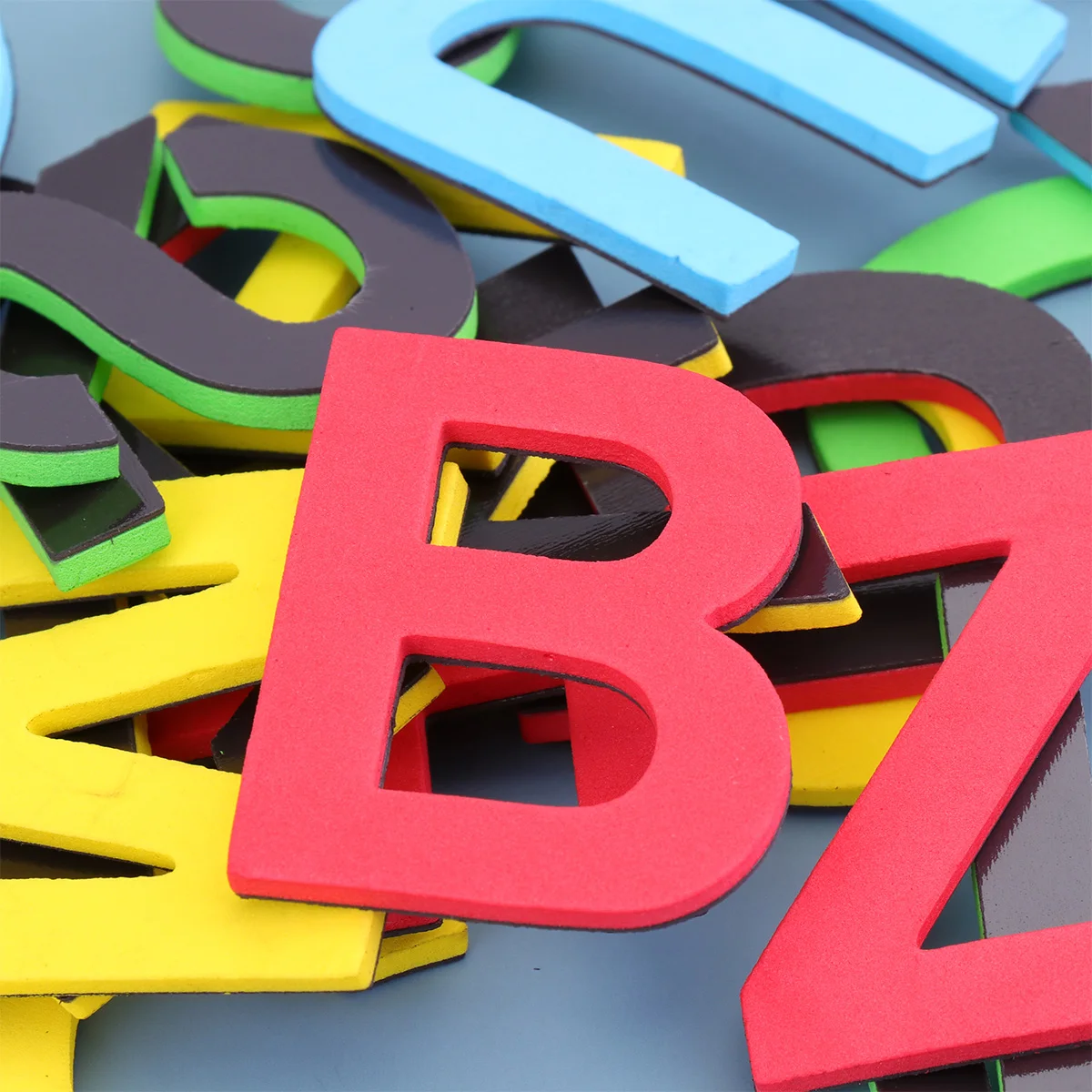 1 セットアルファベットマグネットステッカーカラフルな Eva 教育用磁気文字子供学習冷蔵庫ホワイトボードデカール