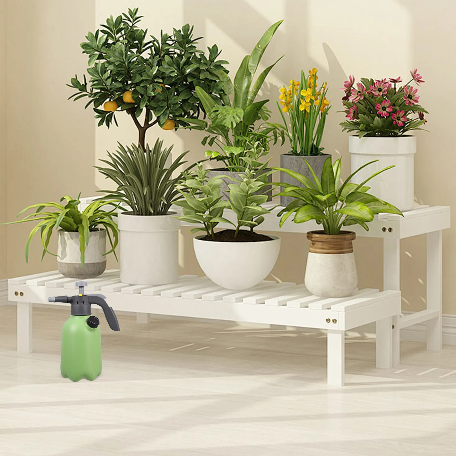 Garden Watering Bottle Hand Pump Pressure Sprayer Portable Compact Manual Sprayer for Plants Cleaning Chicken Cooling Mist Spray