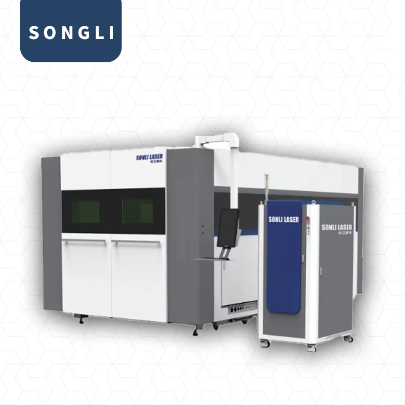 

Metal Sheet Full-Closed Fiber Laser Cutting Machine with Exchange Table Supports AI and BMP Graphic Formats