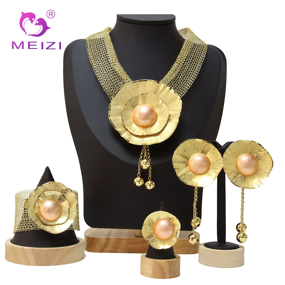 

Luxury Designer Jewelry Set Women Indian Jewlery for Women Necklace and Earring Set Jewelry on the Neck Moroccan Arabic Gift