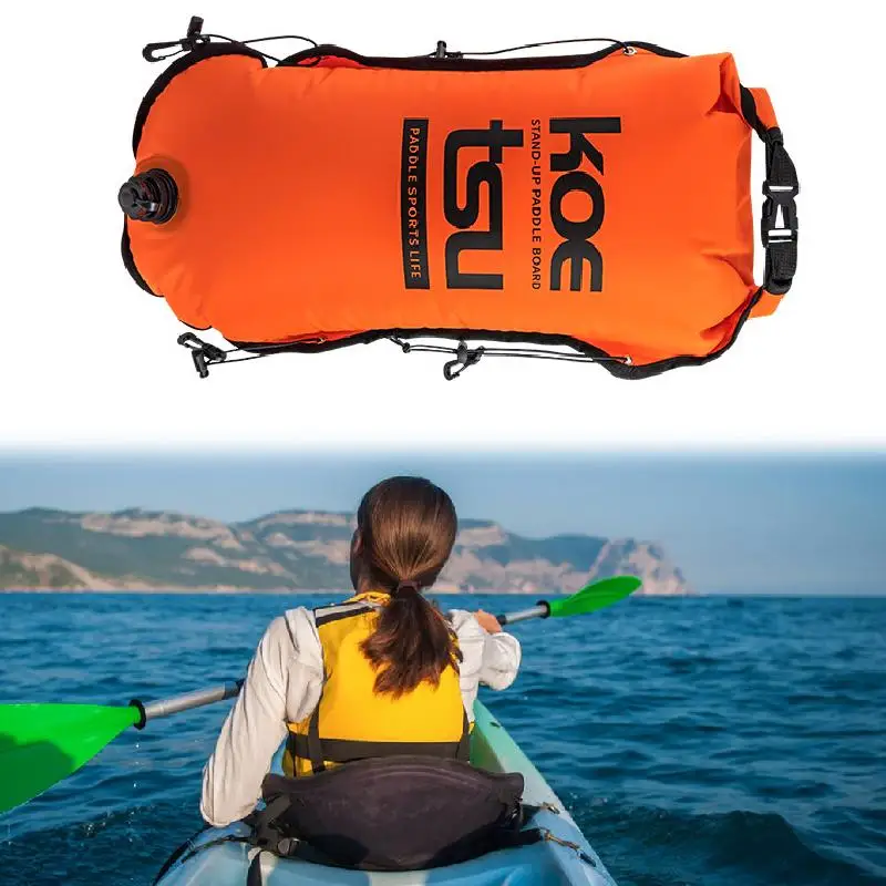 

Inflatable Swim Buoy and Drybag Swimming Buoy for Rafting Kayaking Fishing