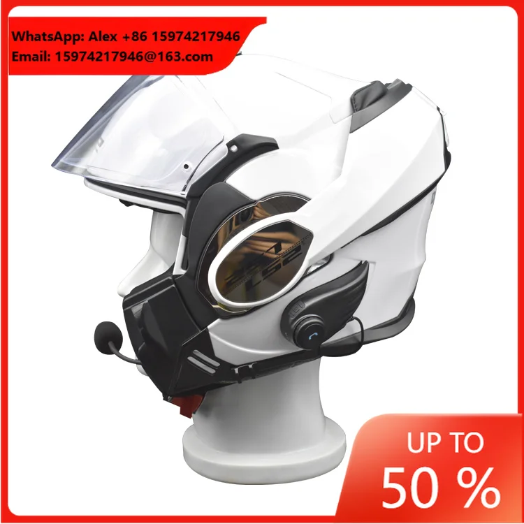 Bluetooth Helmet Headset Wireless Motorbike Hands-free Call Anti-interference Waterproof Music Player Headset