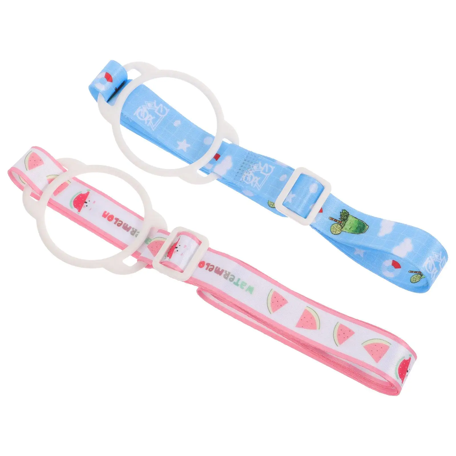 

2Pcs Water Strap Portable Adjustable Bottle Carrier Kids Cartoon Bottle Holder Polyester Water Kettle Sleeve Storage Shoulder
